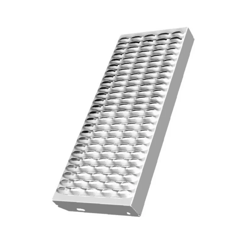 Alligator mouth shape perforated steel stair tread plate - Image 3