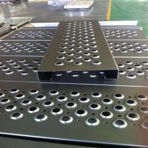 Drainage ditch metal perforated cover Anti-slip metal cover