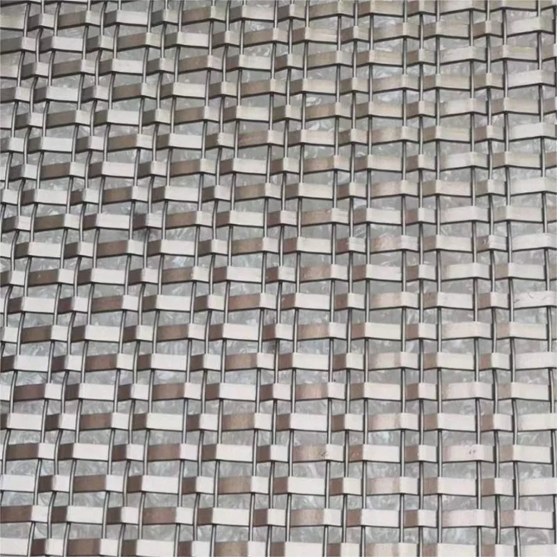 Stainless steel flat wire composite woven mesh for decoration - Image 3