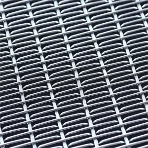 Wire woven decorative mesh is used for construction