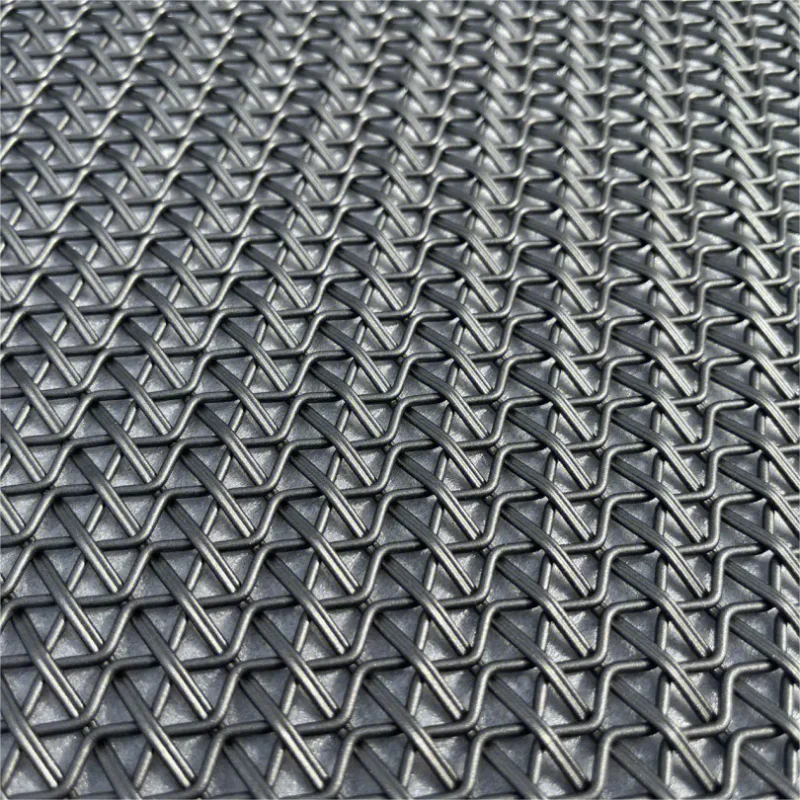 Composite woven decorative mesh
